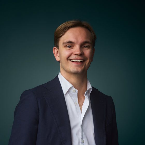 Portrett av eiendomsmegler Sigurd Vinje Huth