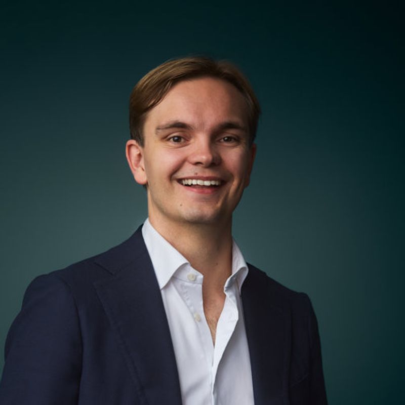 Portrett av eiendomsmegler Sigurd Vinje Huth