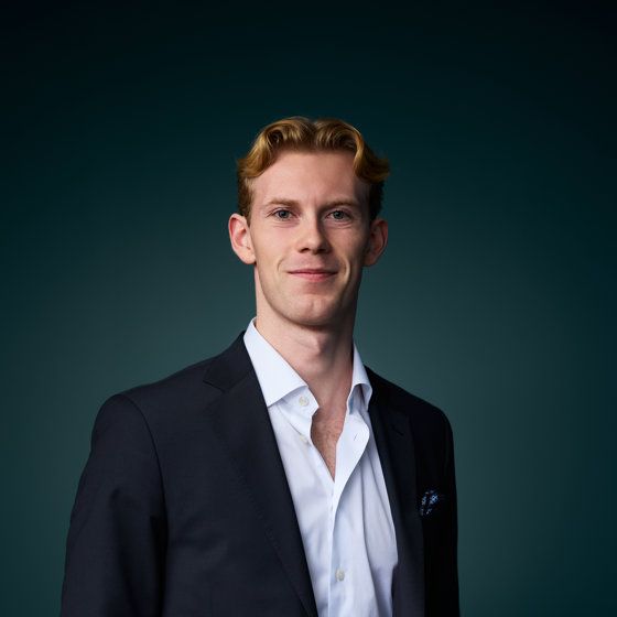 Portrett av eiendomsmeglerfullmektig Elias Johansen