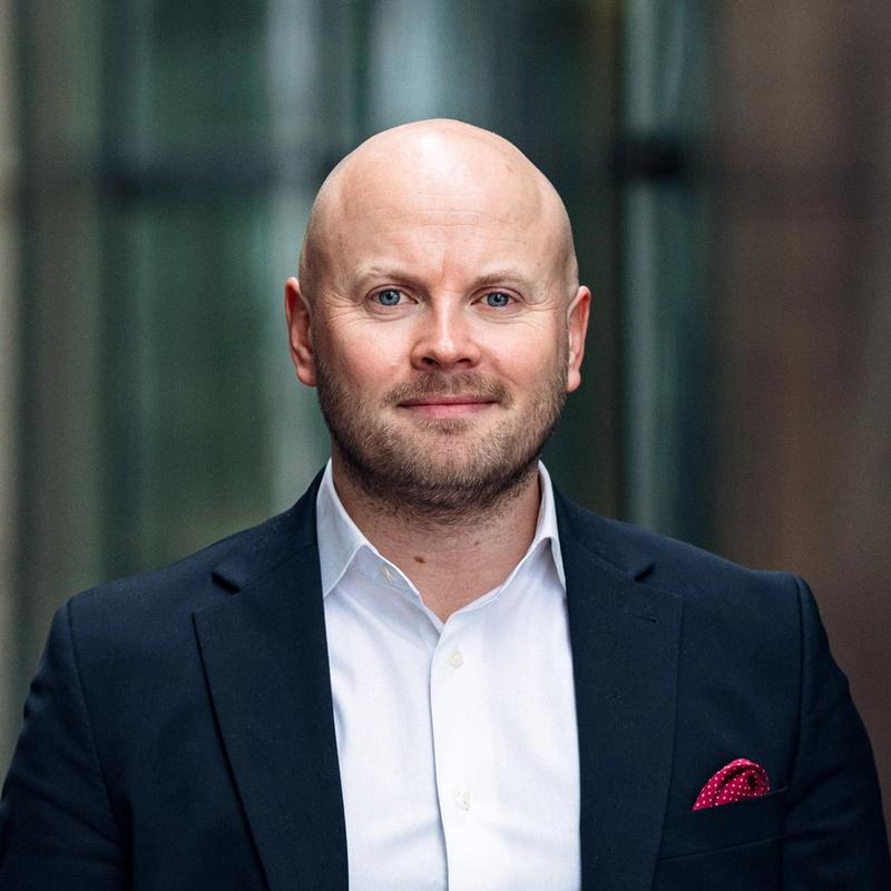 Portrett av eiendomsmegler Trond Larsen