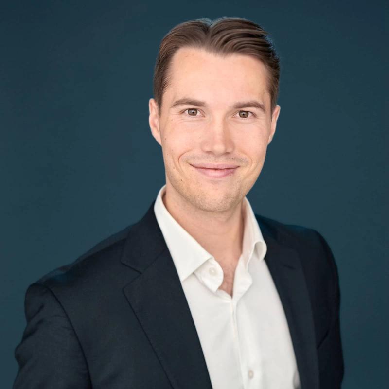 Portrett av eiendomsmegler Aksel Bredesen