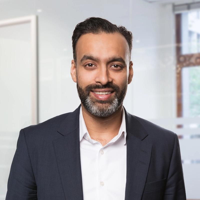 Portrett av eiendomsmegler Arsalan Syed