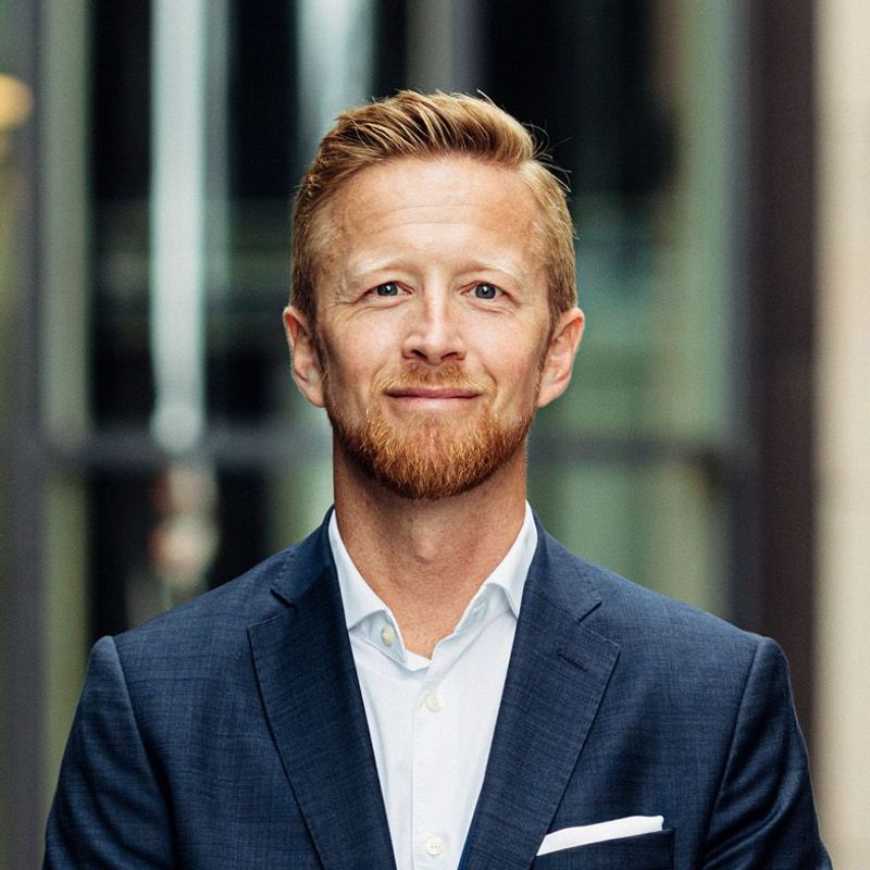 Portrett av eiendomsmegler Trygve Formo Hermansen