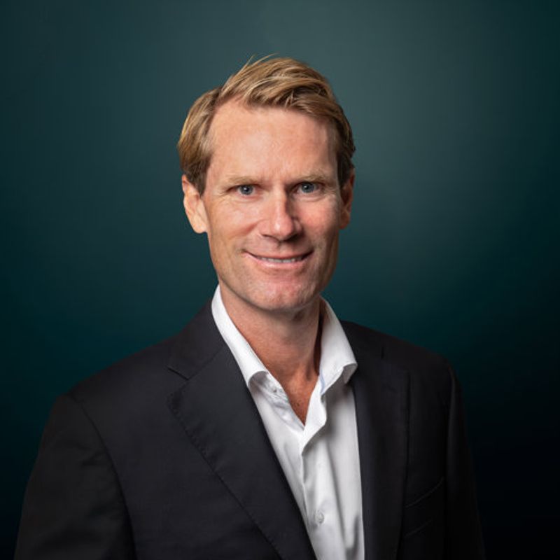 Portrett av eiendomsmegler Christian Jacobsen