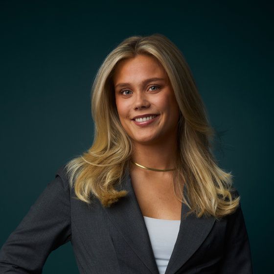 Portrett av eiendomsmeglerfullmektig Malin Ludvigsen