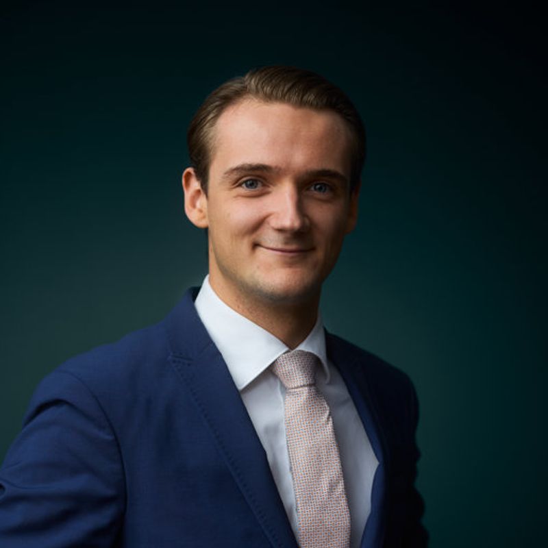 Portrett av eiendomsmegler Christoffer F. Lysgaard
