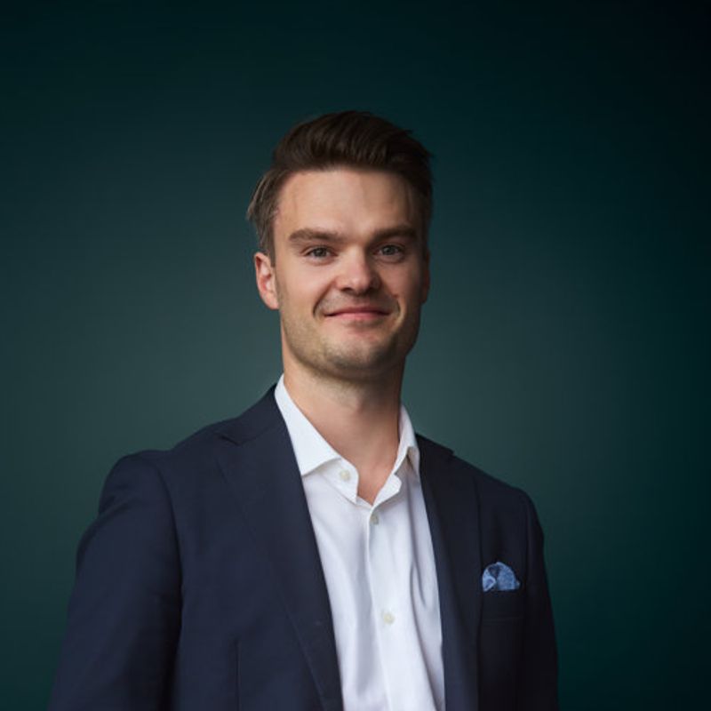 Portrett av eiendomsmegler Sigurd Følstad Skarsem