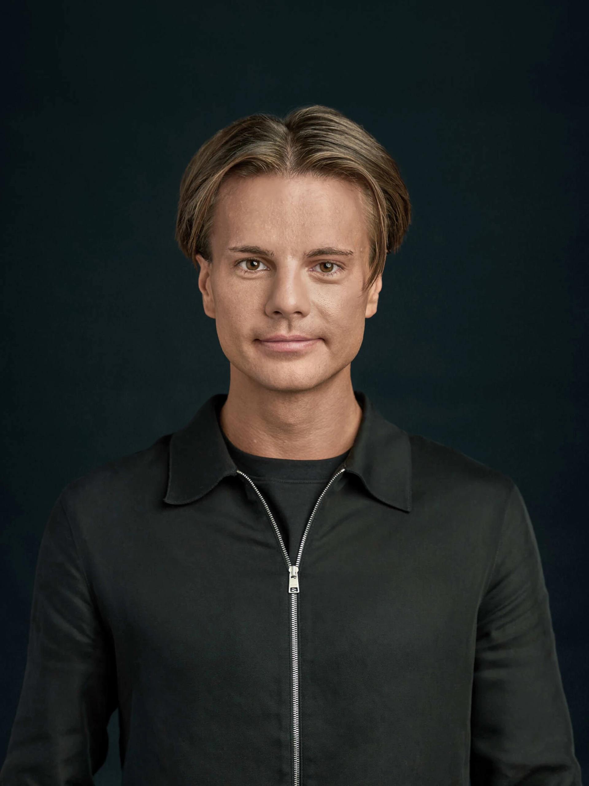Portrett av eiendomsmegler Edvard Ingebrigtsen