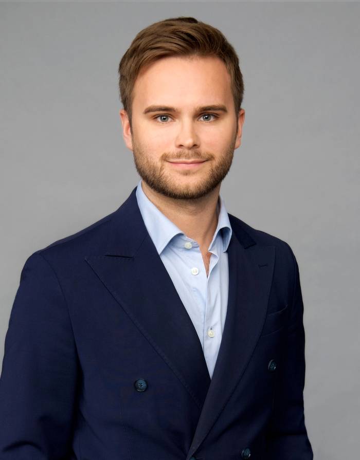 Portrett av eiendomsmegler Hallvard Taasen
