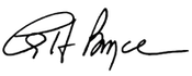 Signature of Gregory H. Boyce