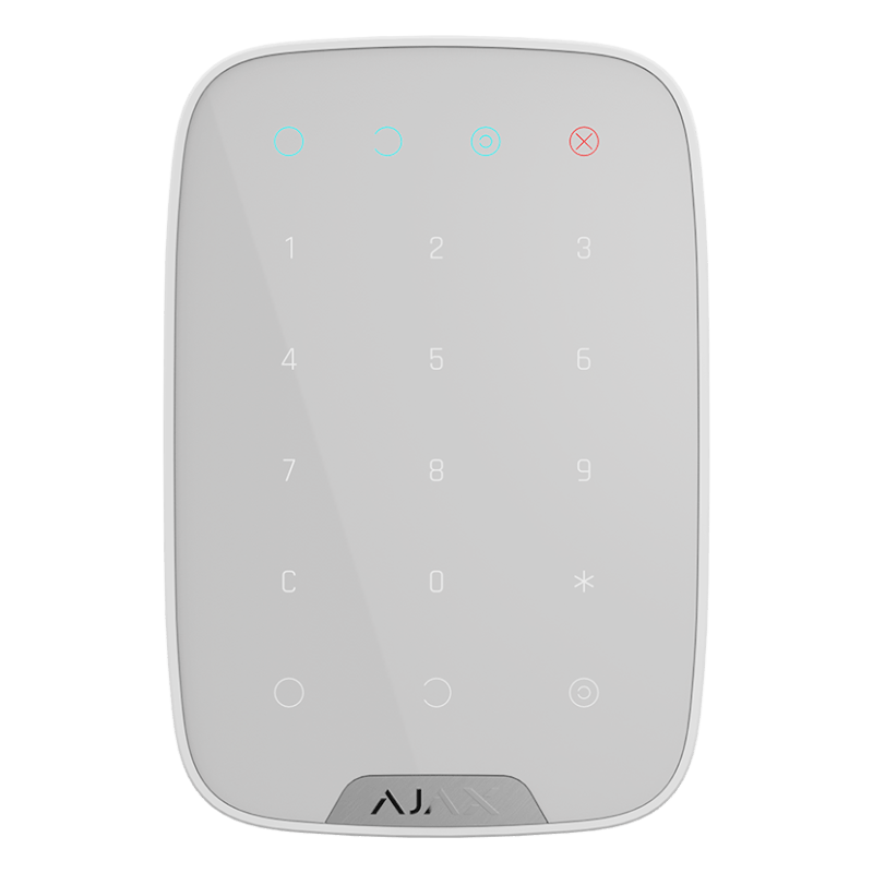 Ajax KeyPad – бездротова клавіатура – білий