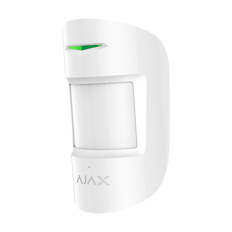 Ajax CombiProtect – датчик руху + розбиття скла – білий