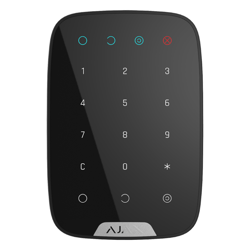 Ajax KeyPad – бездротова клавіатура – чорний
