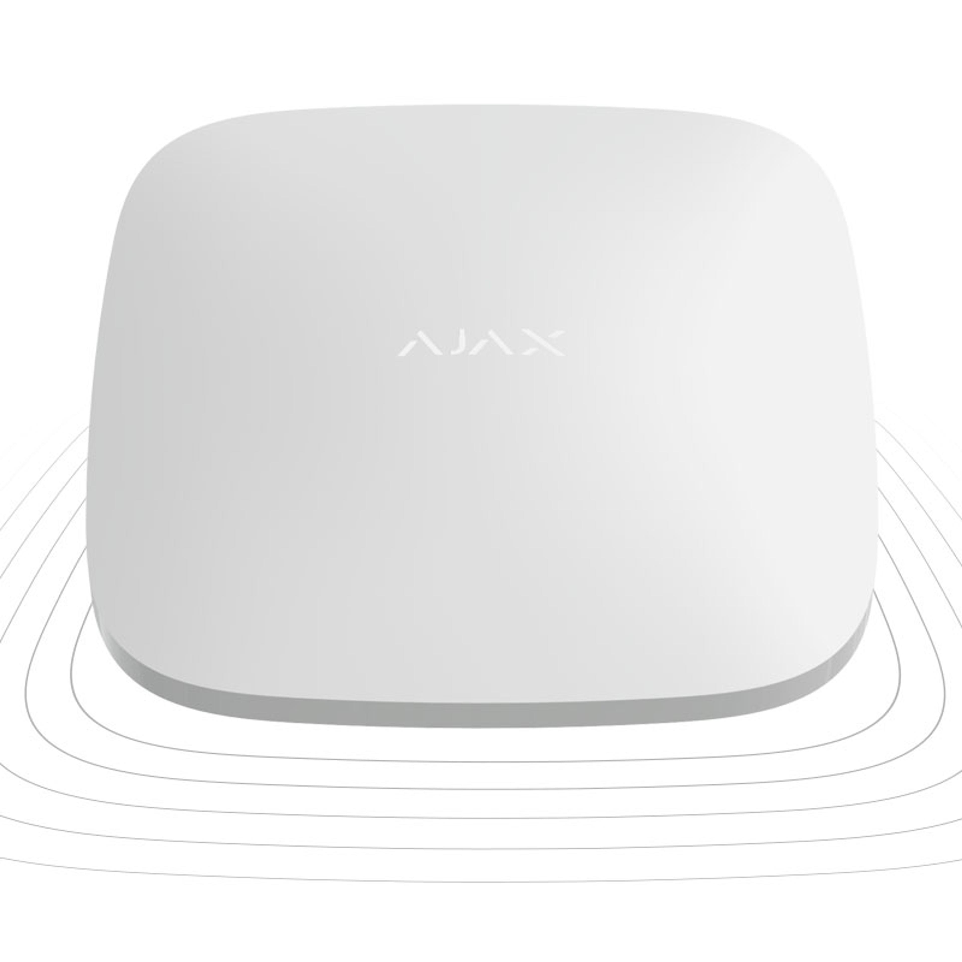 Ajax ReX 2 – ретранслятор з підтримкою фотоверифікації – білий