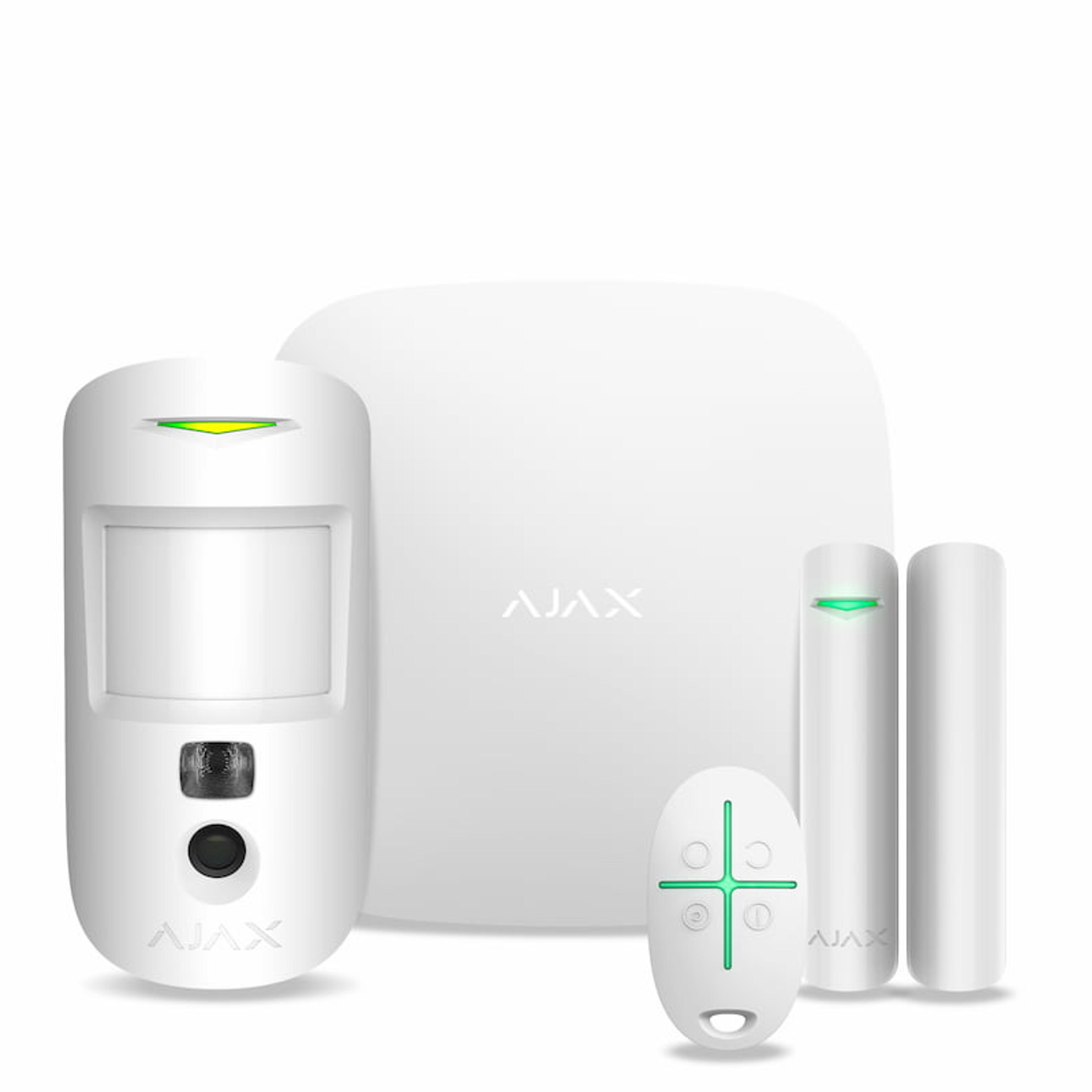 Ajax StarterKit Cam – комплект з фотоверифікацією тривог – білий