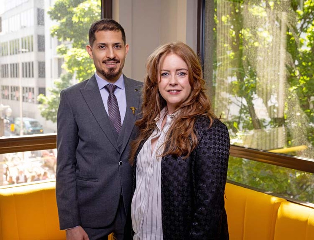 Sina Javadpour and Claire Conway at RCSI