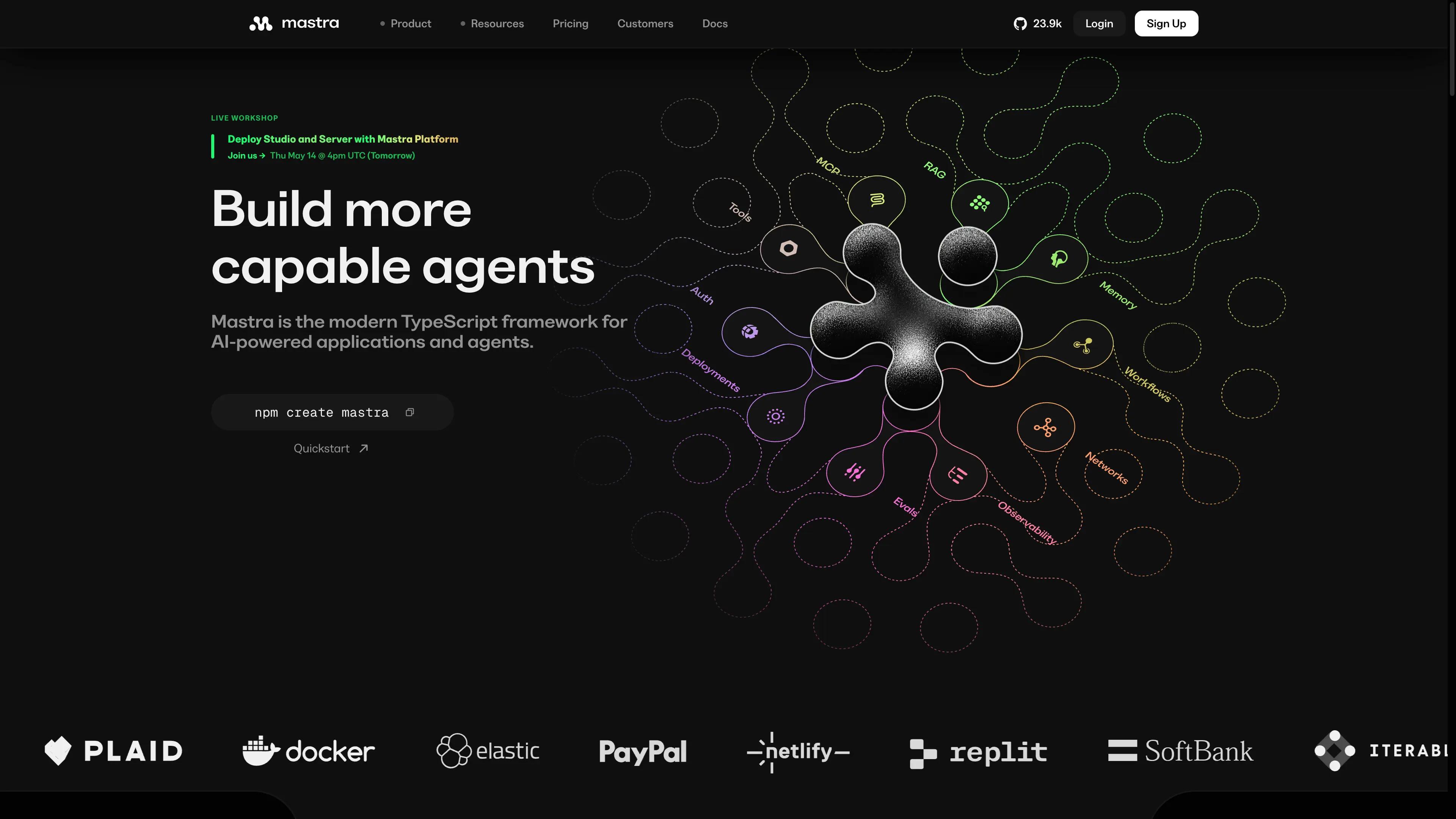 Mastra Homepage