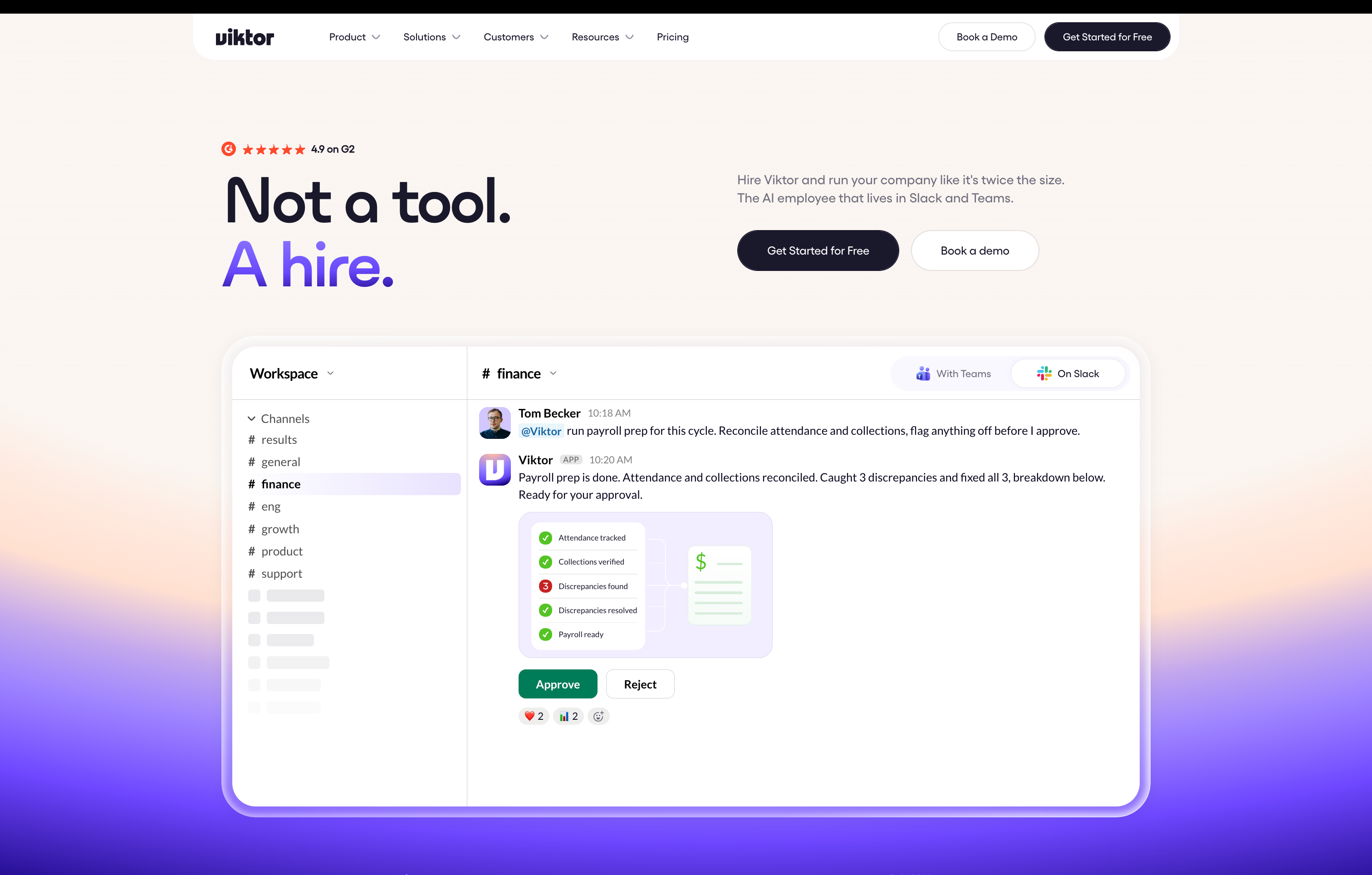 Viktor Homepage