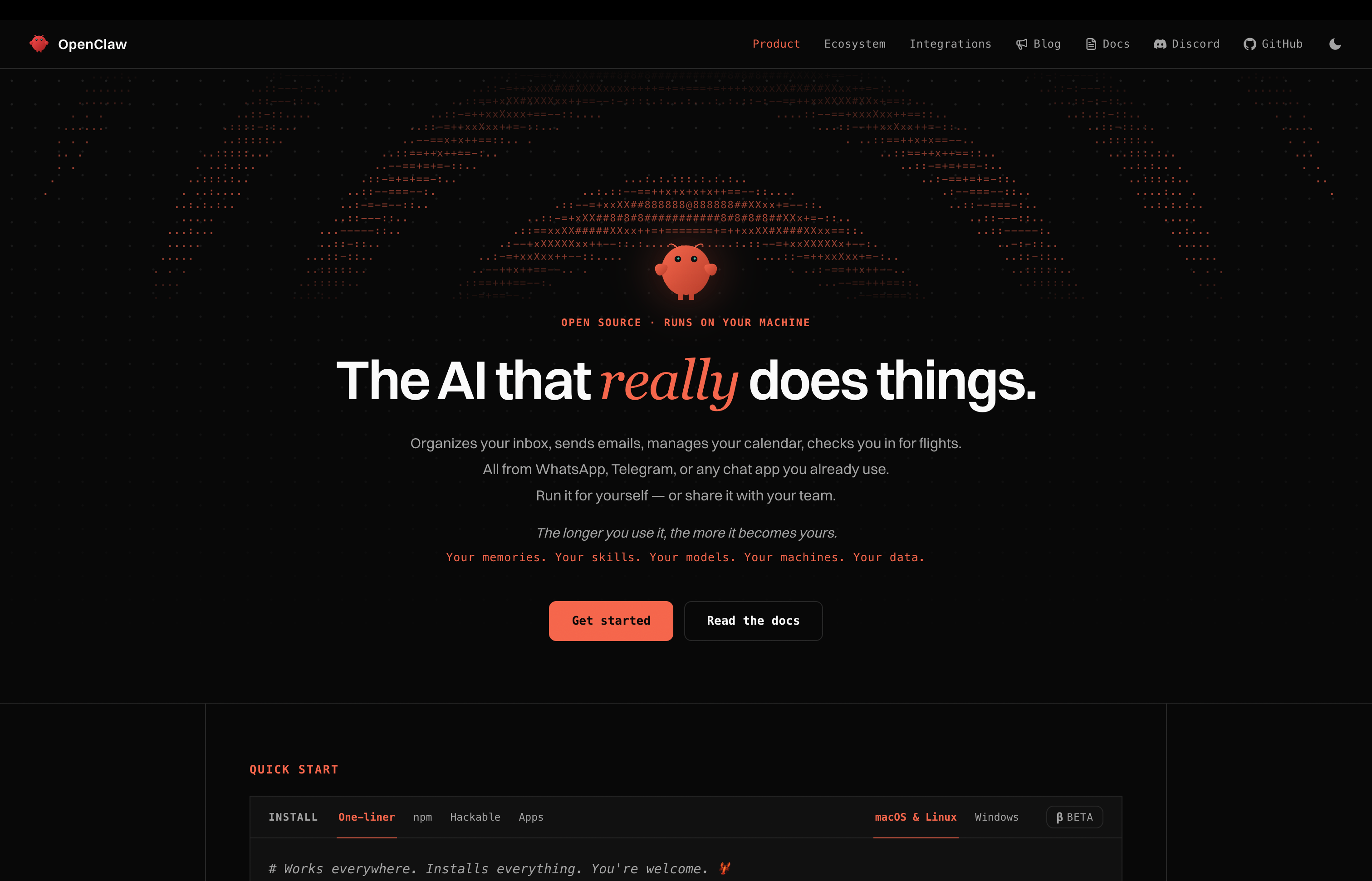 OpenClaw Homepage