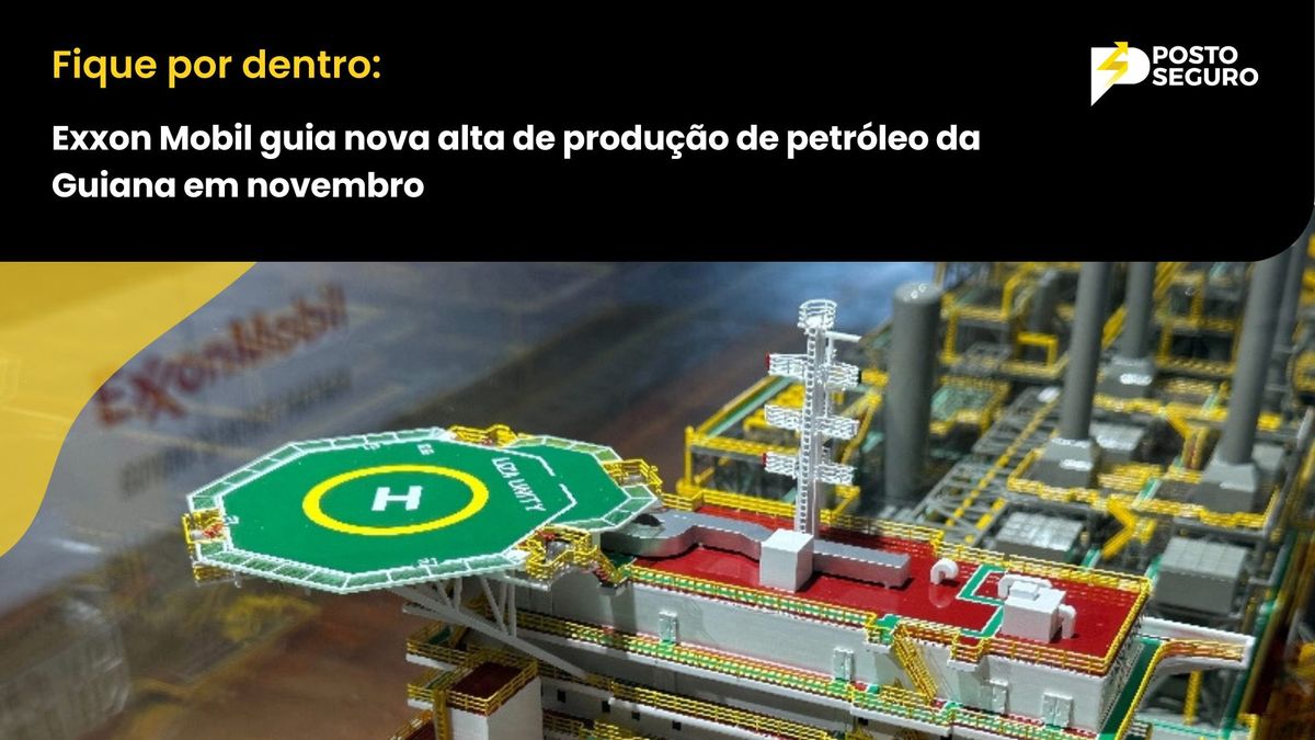 Exxon Mobil guia nova alta de produção de petróleo da Guiana em novembro