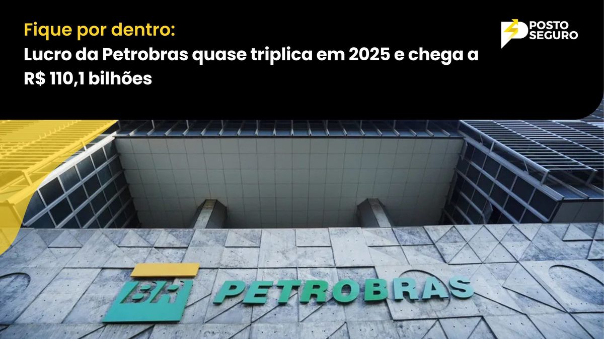 Lucro da Petrobras quase triplica em 2025 e chega a R$ 110,1 bilhões