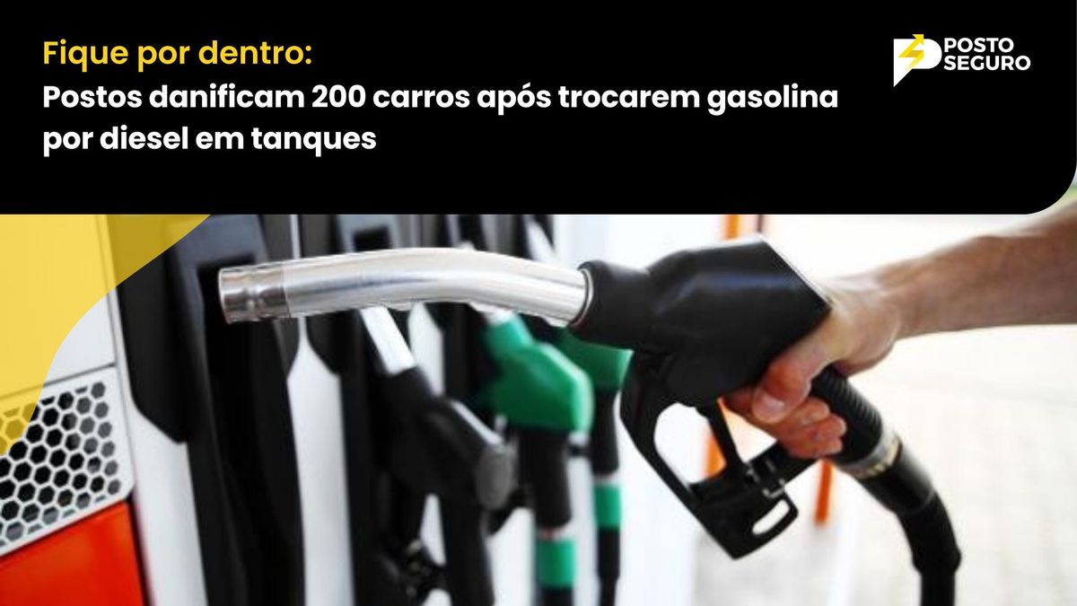 Postos danificam 200 carros após trocarem gasolina por diesel em tanques