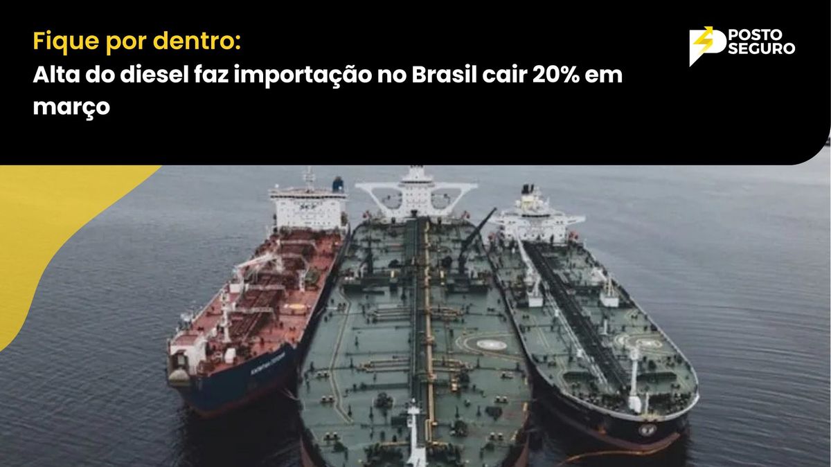 Alta do diesel faz importação no Brasil cair 20% em março