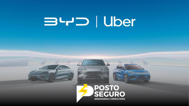Para dar descontos a motoristas do APP a BYD e UBER se unem.
