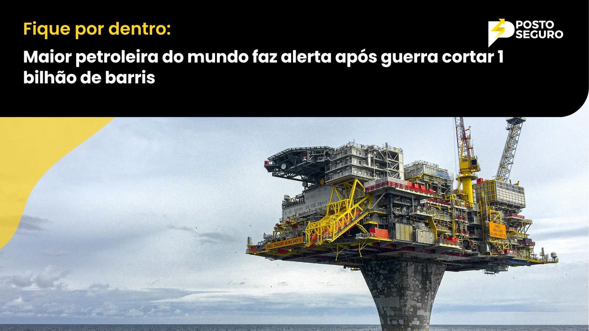 Maior petroleira do mundo faz alerta após guerra cortar 1 bilhão de barris