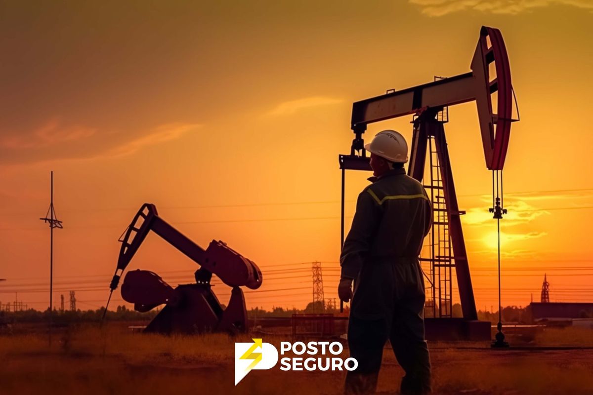 Petróleo fechou em baixa, guerra no Oriente Médio representa um risco e barril do WTI hoje caiu