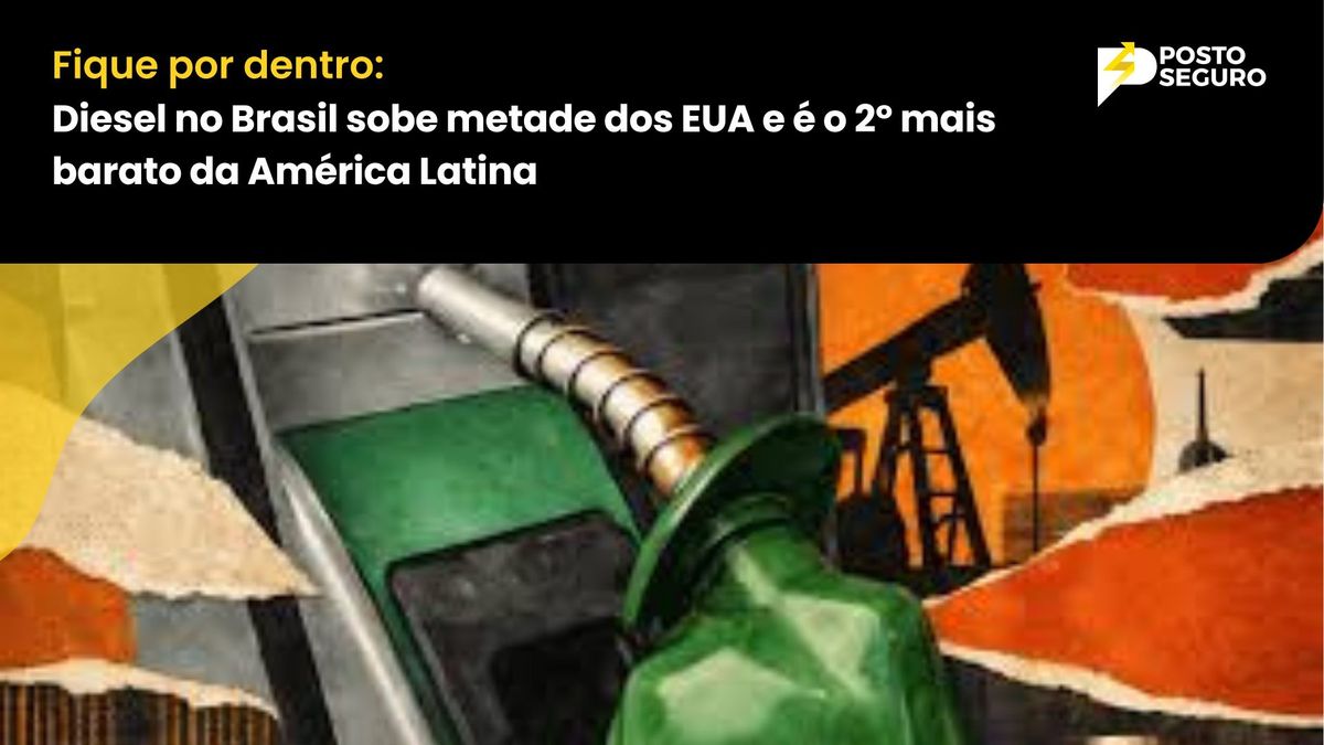 Diesel no Brasil sobe metade dos EUA e é o 2º mais barato da América Latina