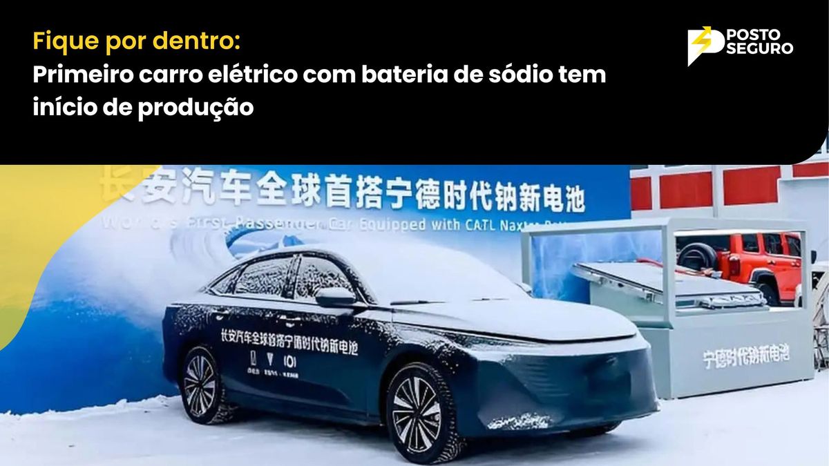 Primeiro carro elétrico com bateria de sódio tem início de produção