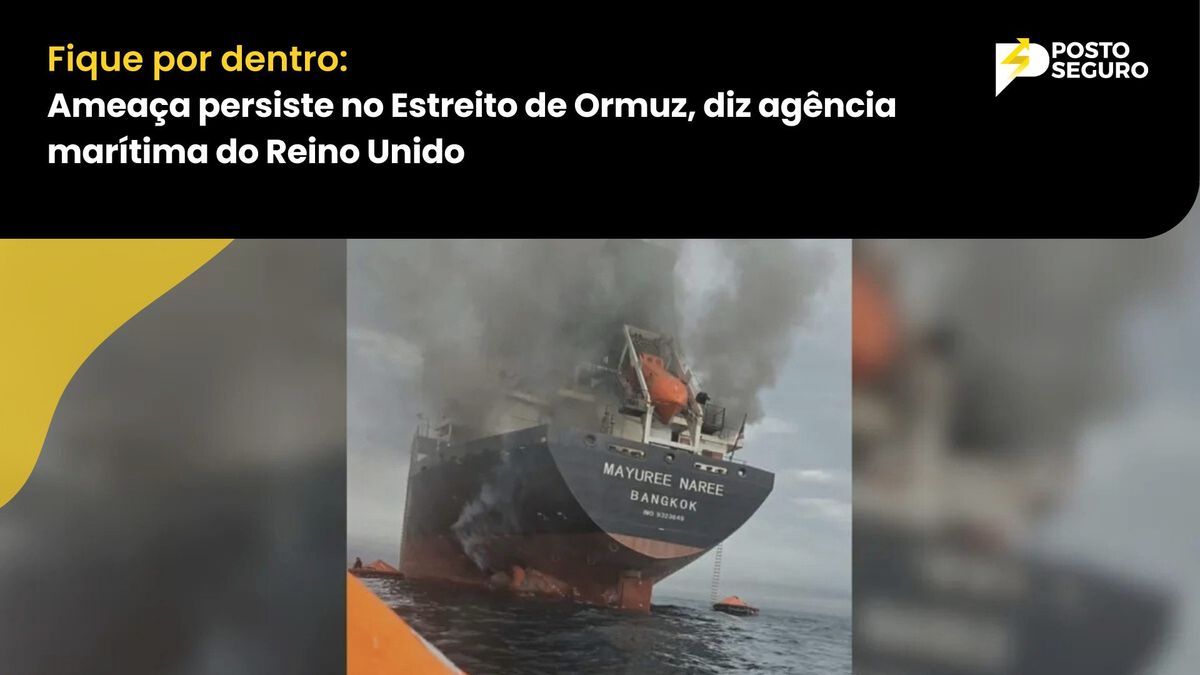 Ameaça persiste no Estreito de Ormuz, diz agência marítima do Reino Unido