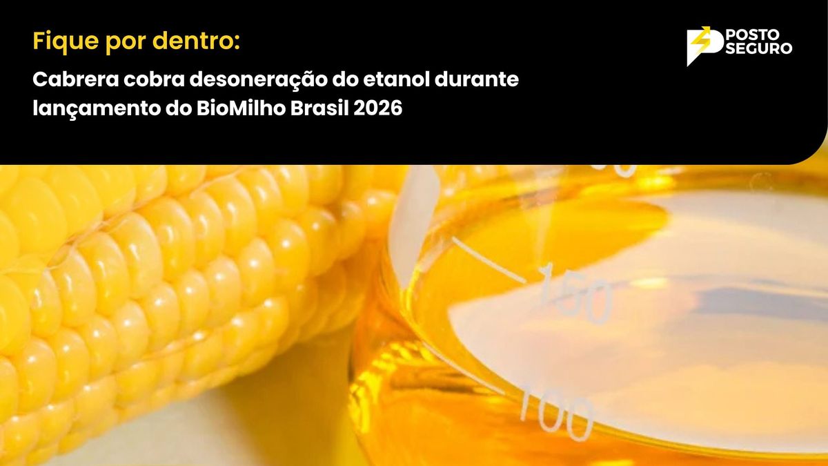 Cabrera cobra desoneração do etanol durante lançamento do BioMilho Brasil 2026