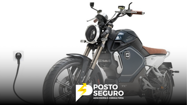 Nova moto elétrica tem carga de 5 horas de autonomia e 160 km.