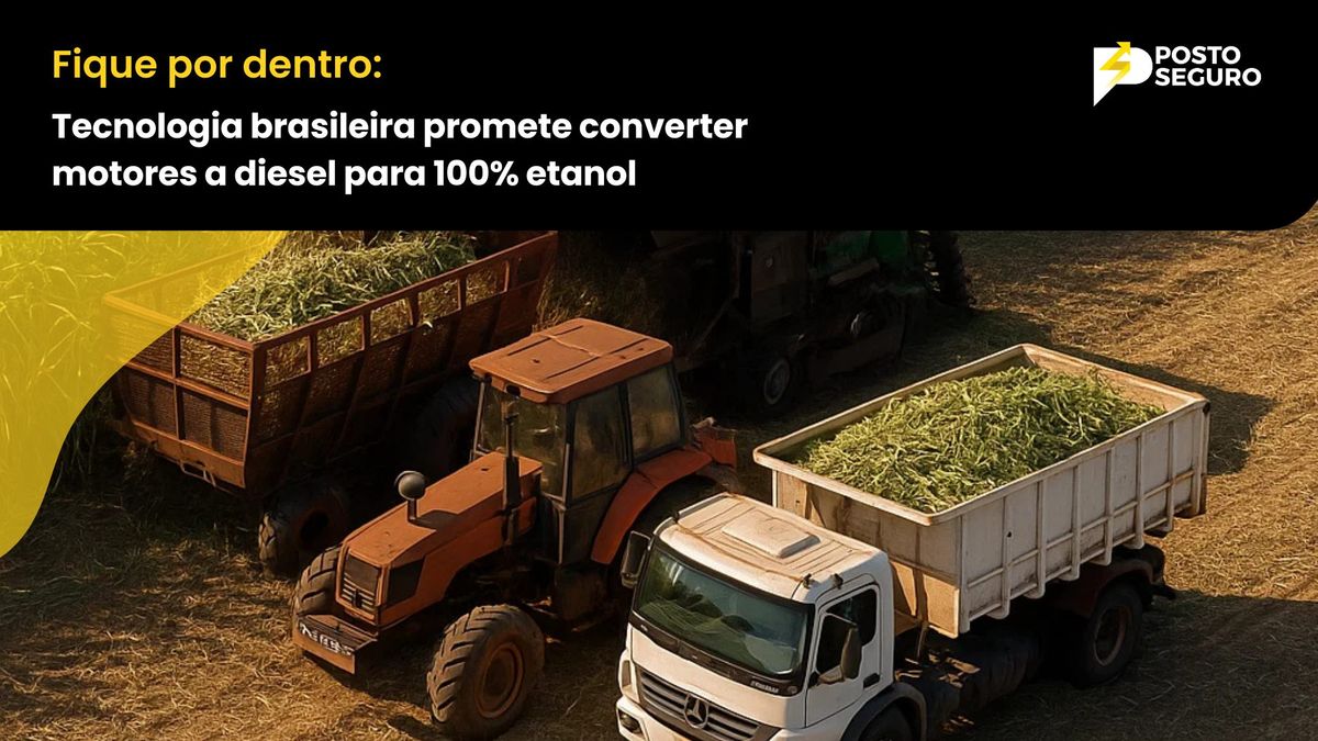 Tecnologia brasileira promete converter motores a diesel para 100% etanol