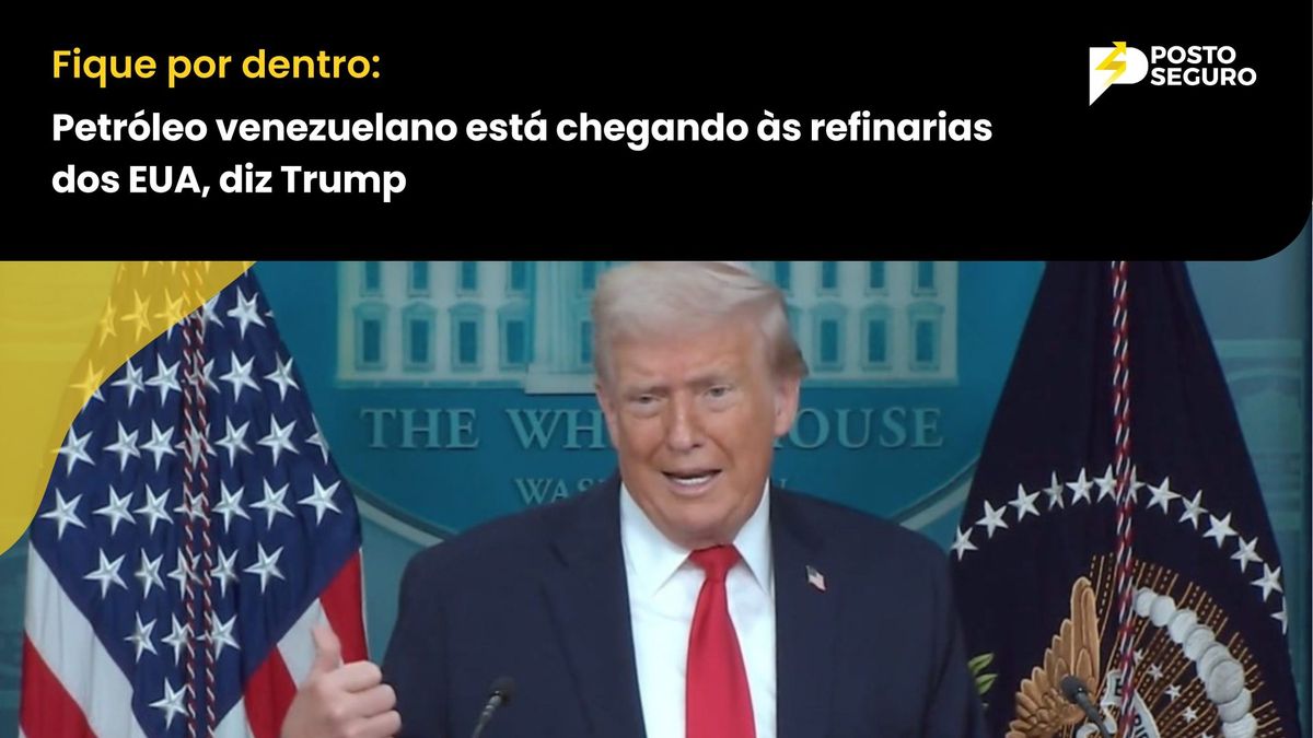 Petróleo venezuelano está chegando às refinarias dos EUA, diz Trump