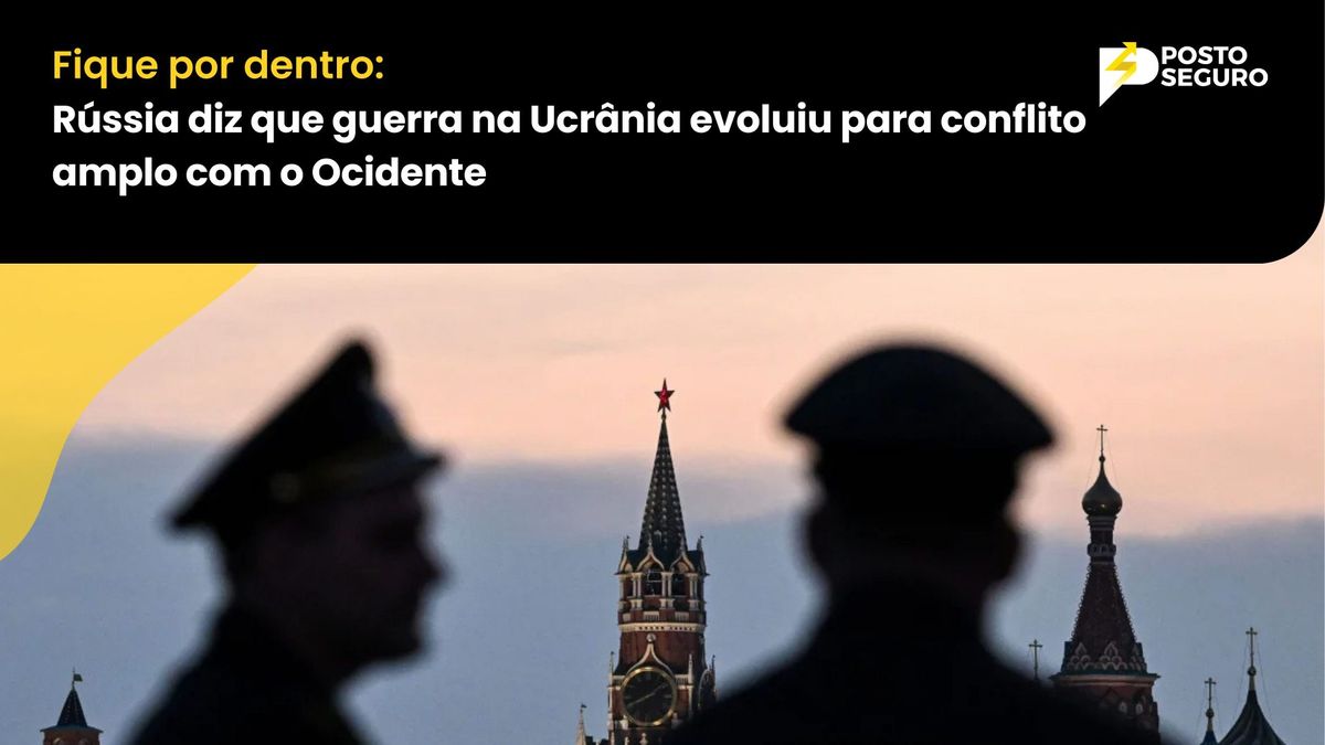 Rússia diz que guerra na Ucrânia evoluiu para conflito amplo com o Ocidente