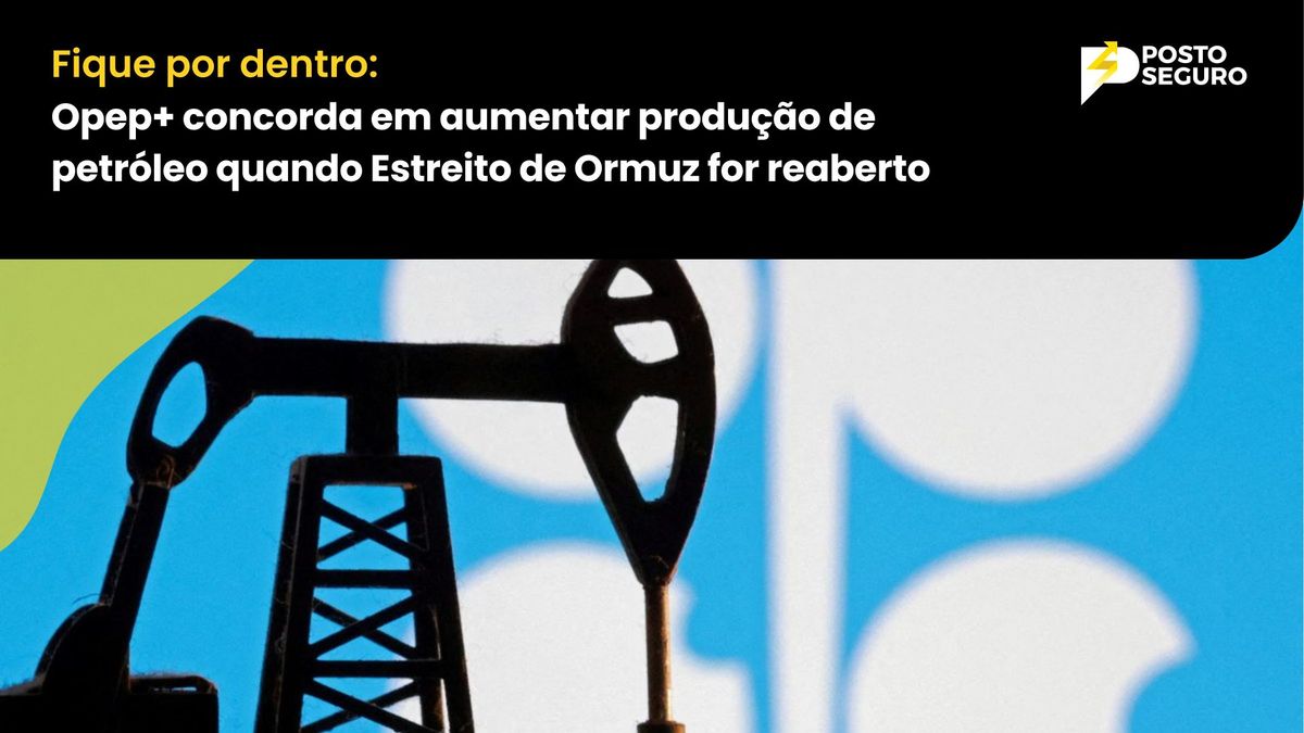 Opep+ concorda em aumentar produção de petróleo quando Estreito de Ormuz for reaberto