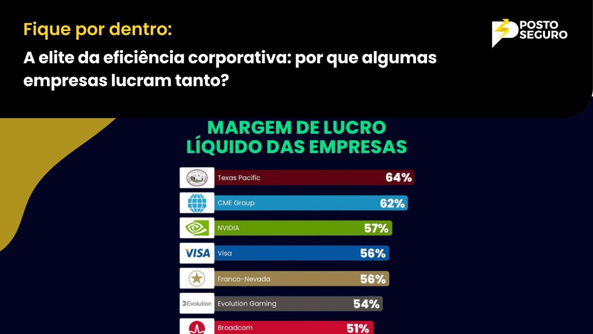 A elite da eficiência corporativa: por que algumas empresas lucram tanto?