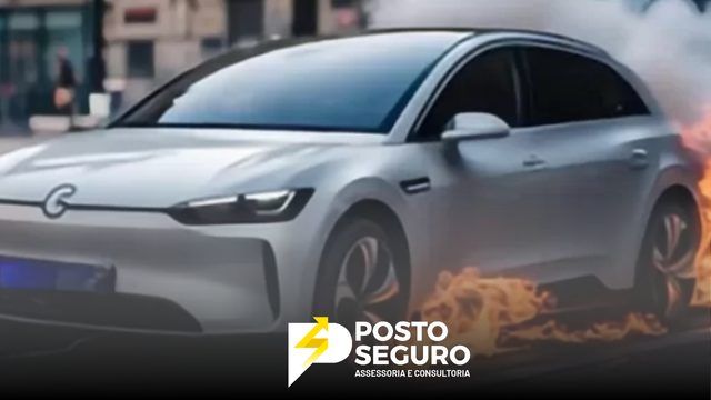 Bombeiros veem risco de incêndio com carros elétricos em prédios.