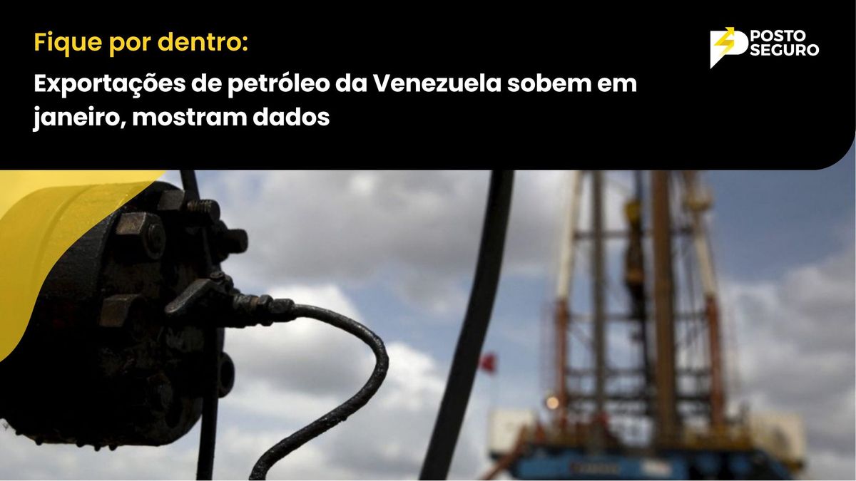 Exportações de petróleo da Venezuela sobem em janeiro, mostram dados