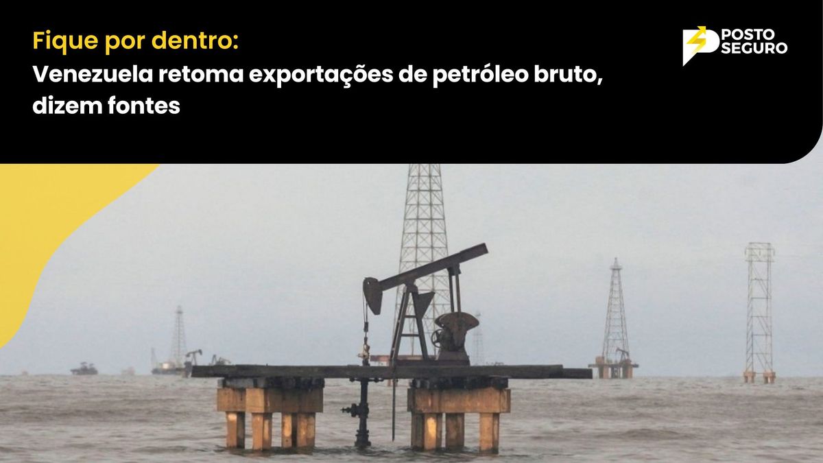 Venezuela retoma exportações de petróleo bruto, dizem fontes
