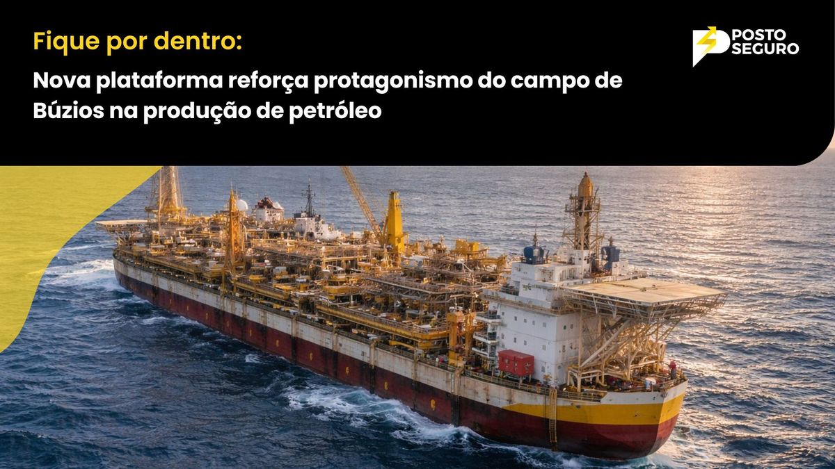 Nova plataforma reforça protagonismo do campo de Búzios na produção de petróleo