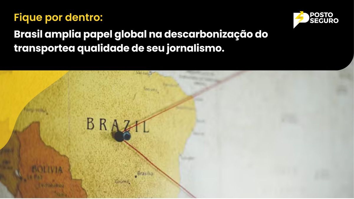Brasil amplia papel global na descarbonização do transporte
