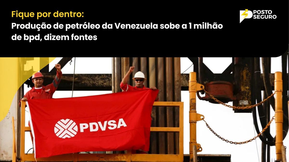 Produção de petróleo da Venezuela sobe a 1 milhão de bpd, dizem fontes