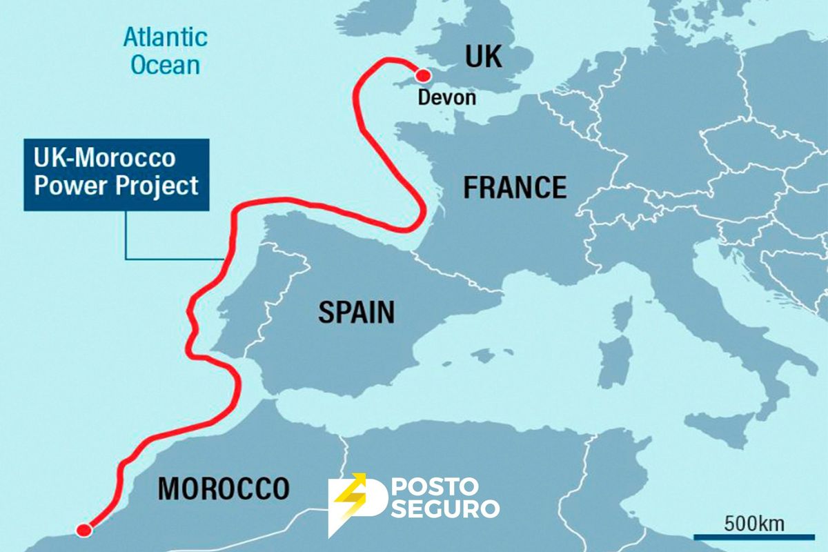 Marrocos para o Reino Unido: Xlinks projeta levar energia renovável por cabo submarino