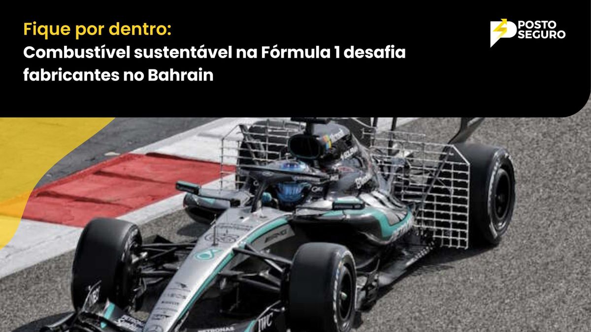 Combustível sustentável na Fórmula 1 desafia fabricantes no Bahrain