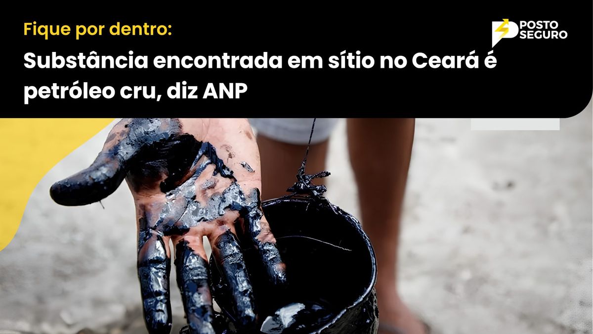 Substância encontrada em sítio no Ceará é petróleo cru, diz ANP