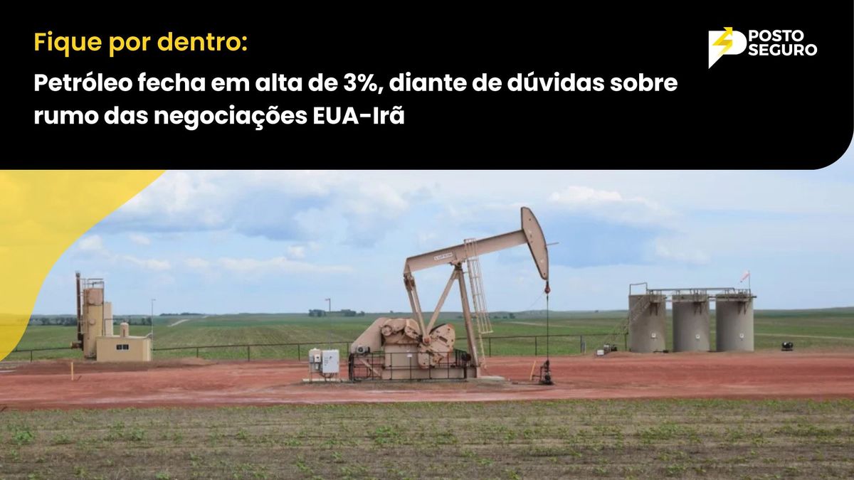 Petróleo fecha em alta de 3%, diante de dúvidas sobre rumo das negociações EUA-Irã